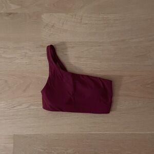 Lululemon Ribbed Nulu Asymmetrical Bra